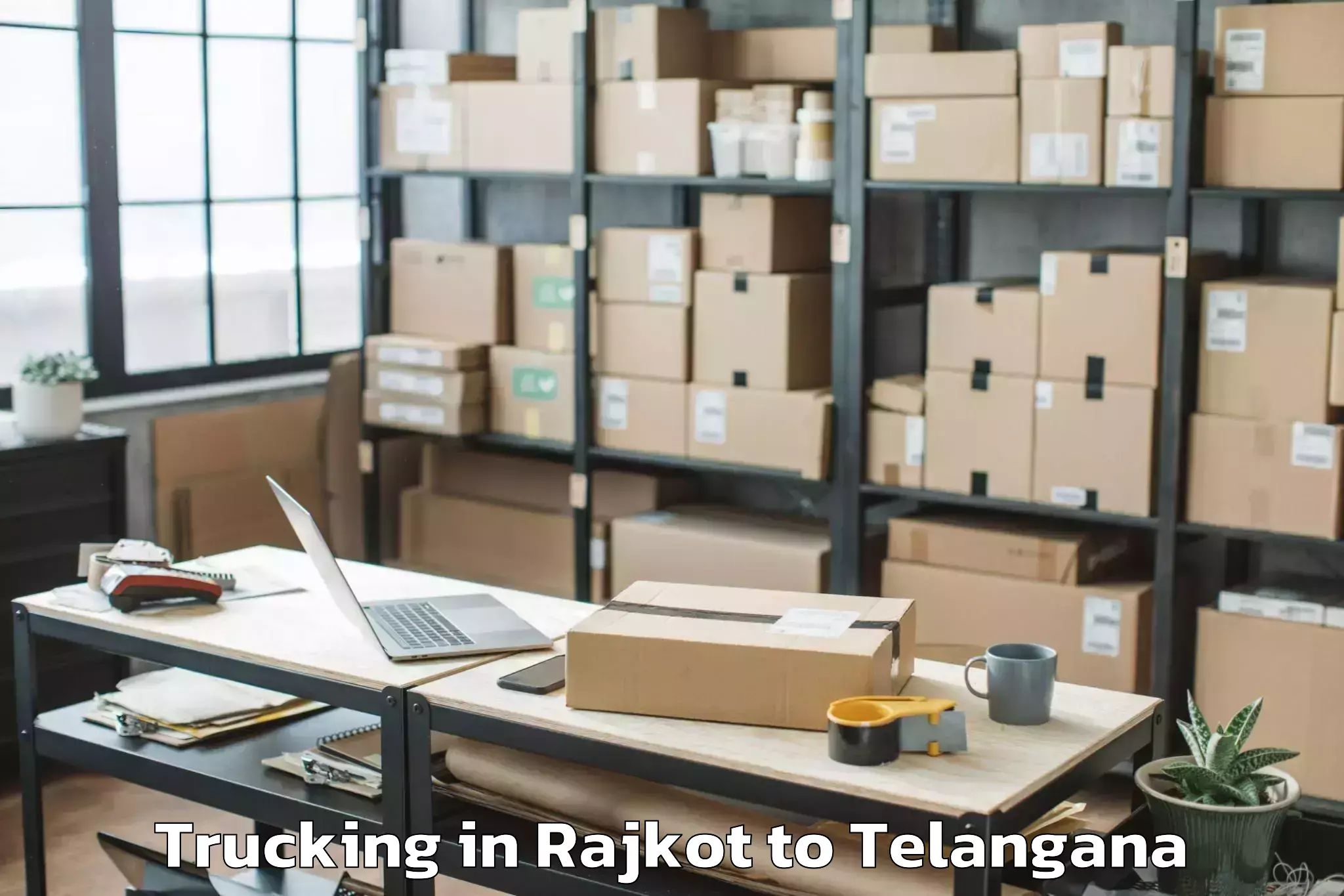 Book Rajkot to Kondapur Trucking Online